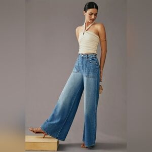 Anthropologie Pilcro The Jane Ultra-high Rise Wide-leg Jeans 29